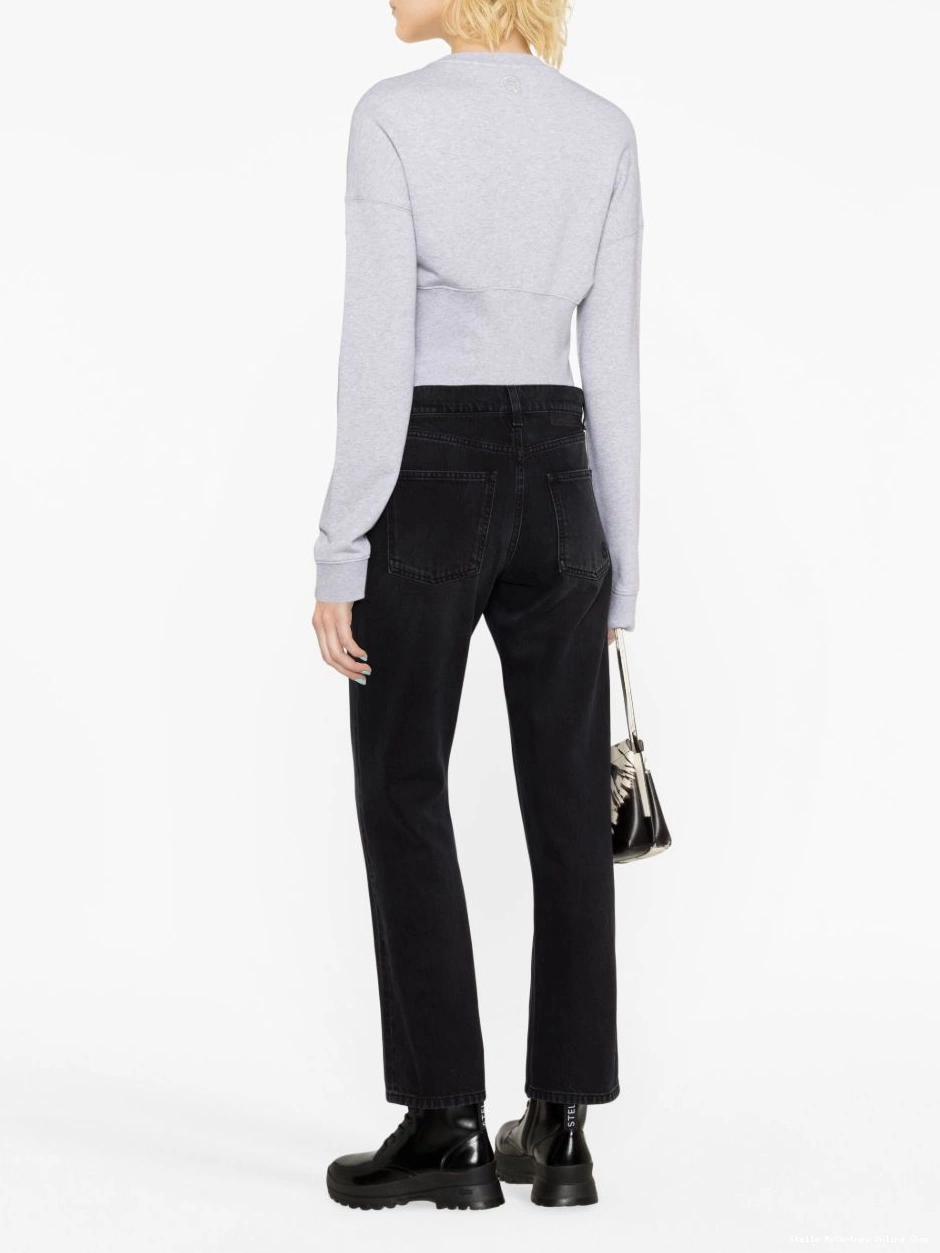 Affordable Women chain-embellished jeans McCartney Stella slim-leg Falabella 0329